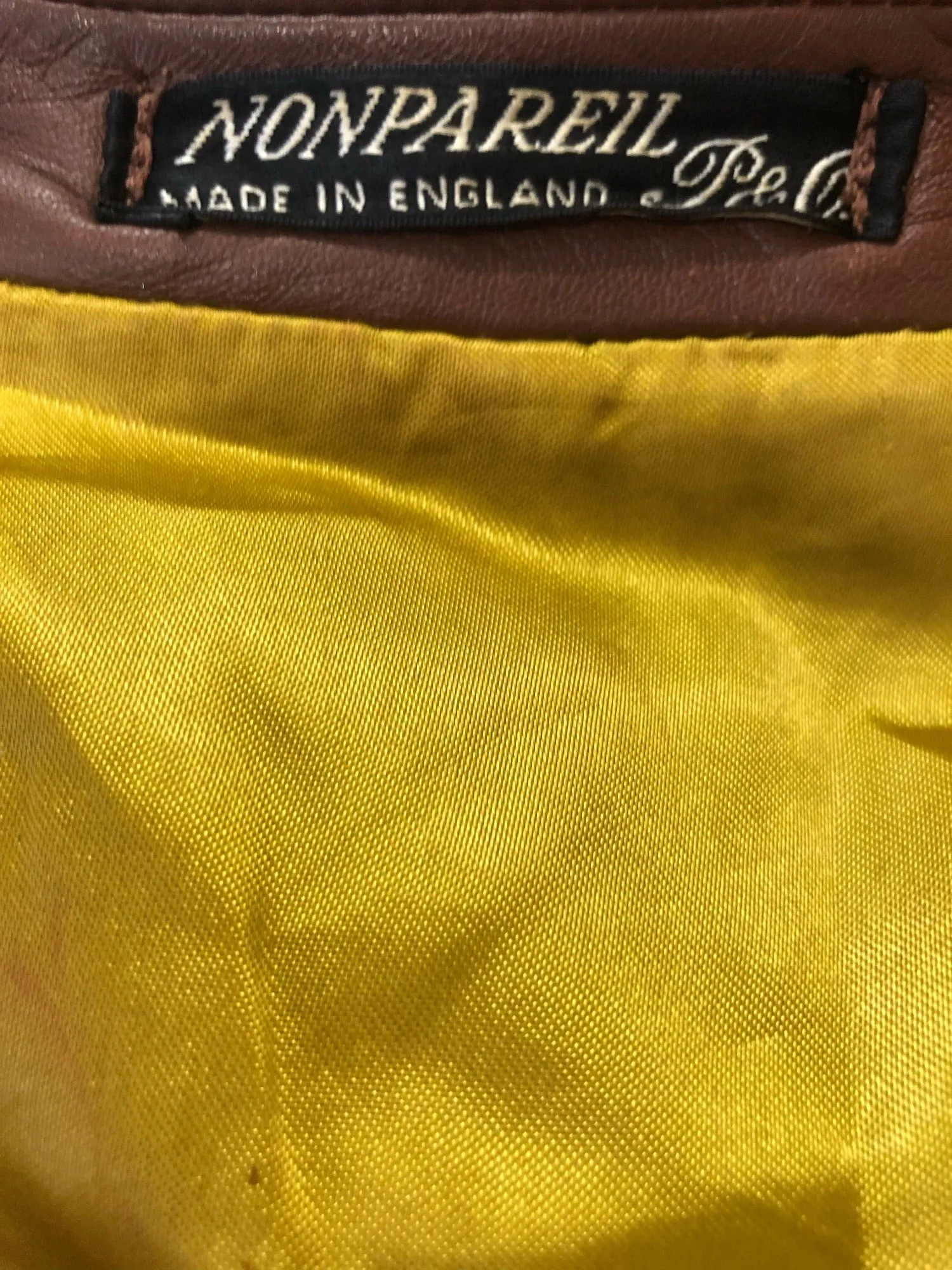 1960s Suede Long Coat by Nonpareil - Size UK 16