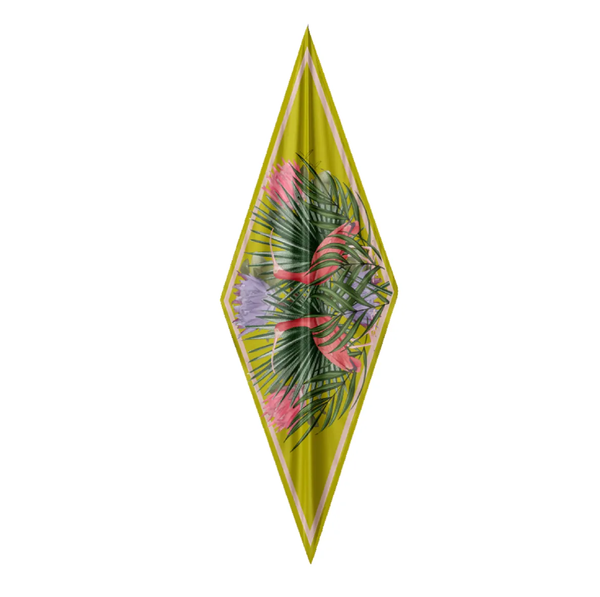 'A Trip to the Tropics' Silk Neck Scarf