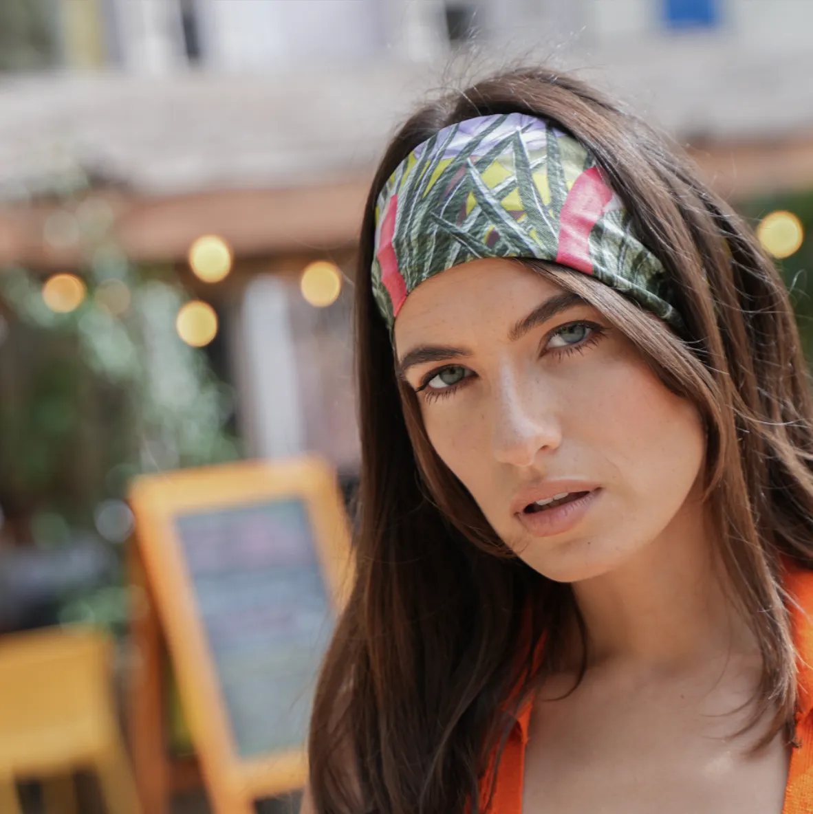 'A Trip to the Tropics' Silk Neck Scarf