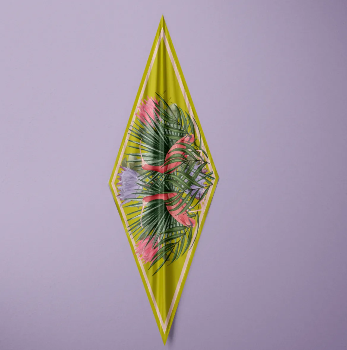 'A Trip to the Tropics' Silk Neck Scarf