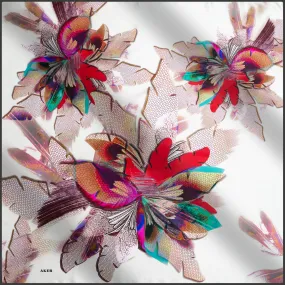 Aker Avanna Floral Turkish Silk Scarf No. 12