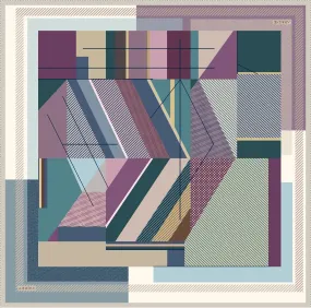 Armine Bursa Abstract Silk Scarf No.31