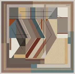 Armine Bursa Abstract Silk Scarf No.84