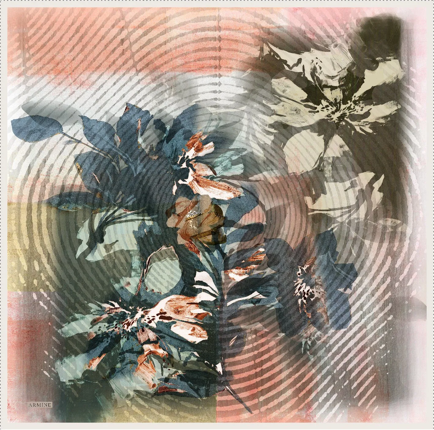 Armine Carolina Floral Ladies Scarf No. 35