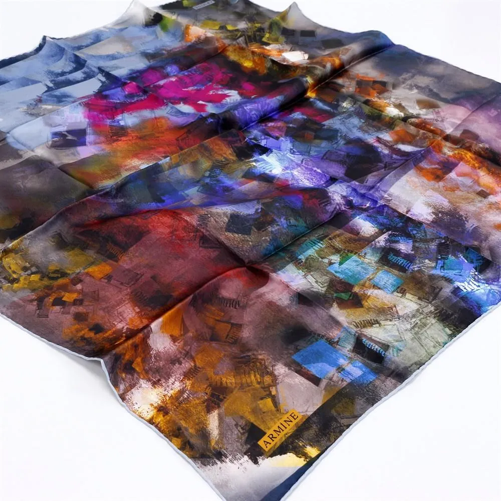 Armine Columbia Colourful Silk Scarf No. 31