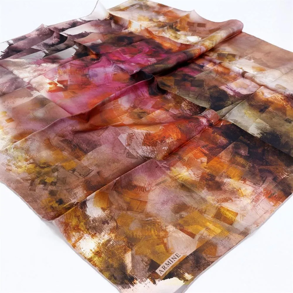 Armine Columbia Colourful Silk Scarf No. 3
