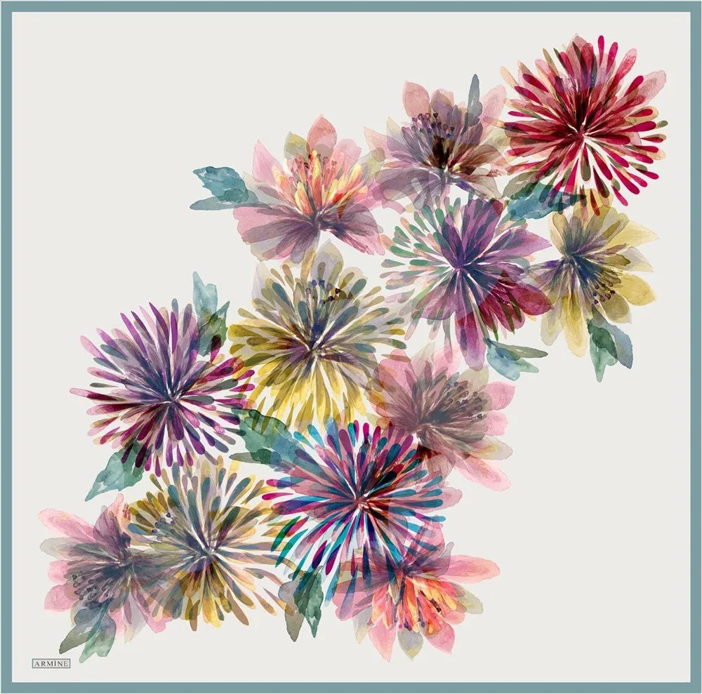 Armine Daisy Women Silk Scarf No. 4