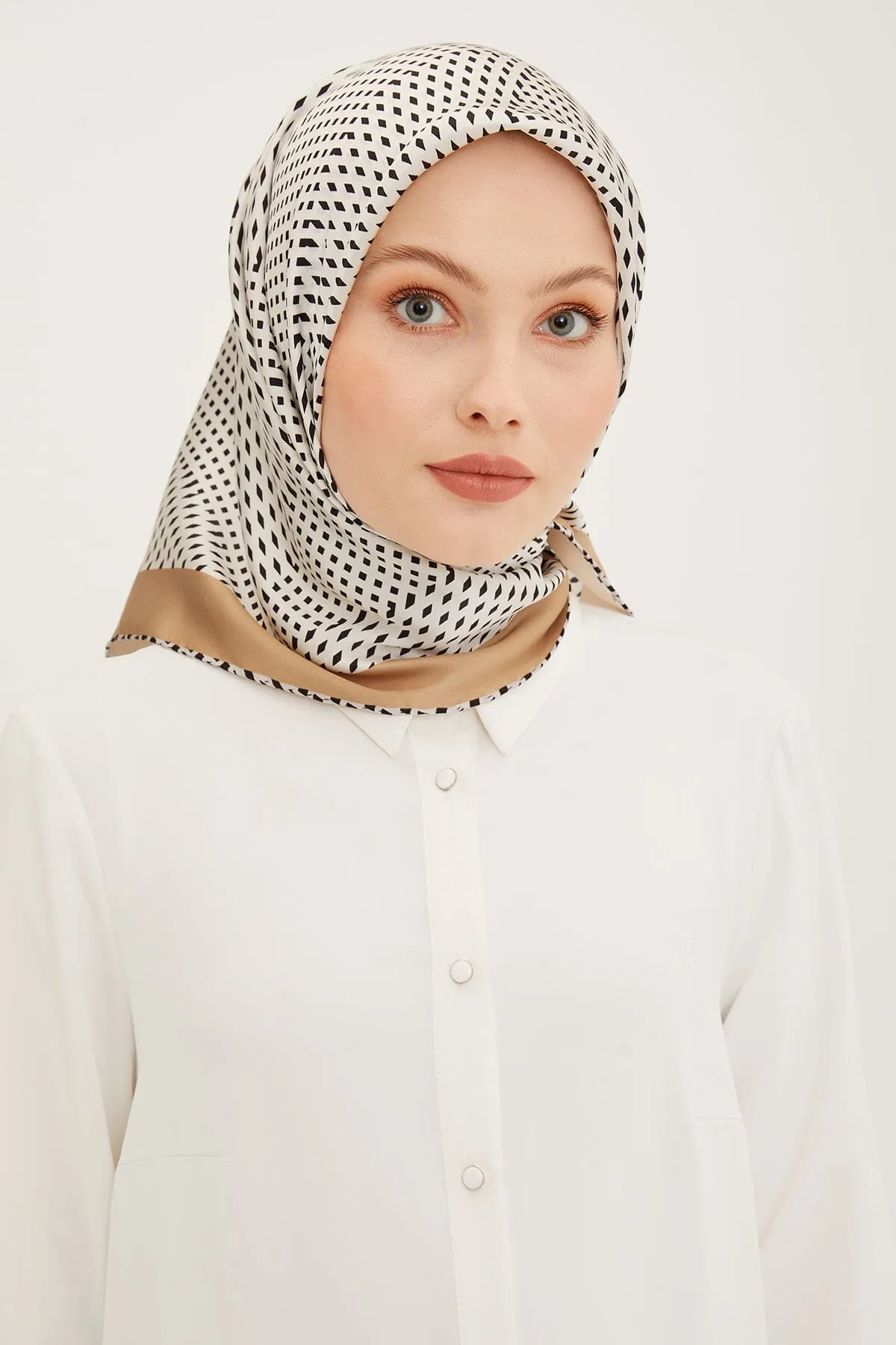 Armine Elegant Silk Twill Scarf #35