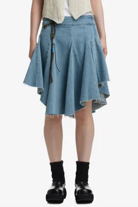 ASSYMETRIC PLEATED SKIRT