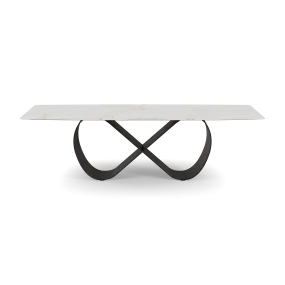 Astor Dining Table Golden Infinity Base