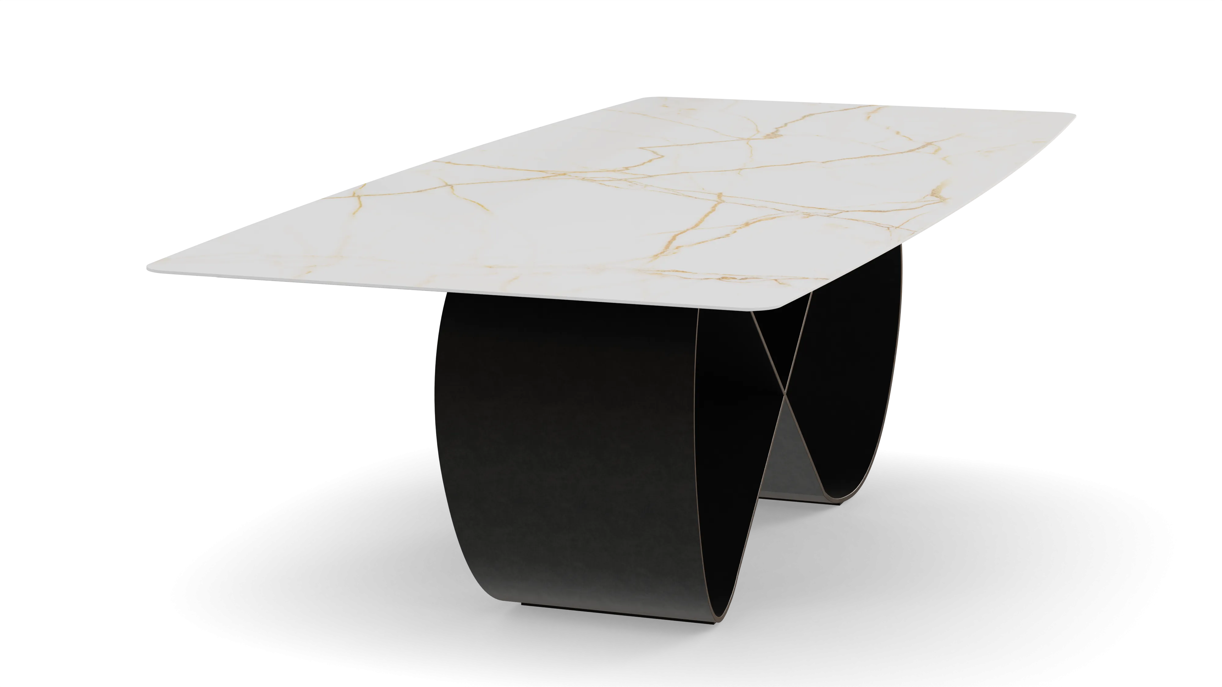Astor Dining Table Golden Infinity Base