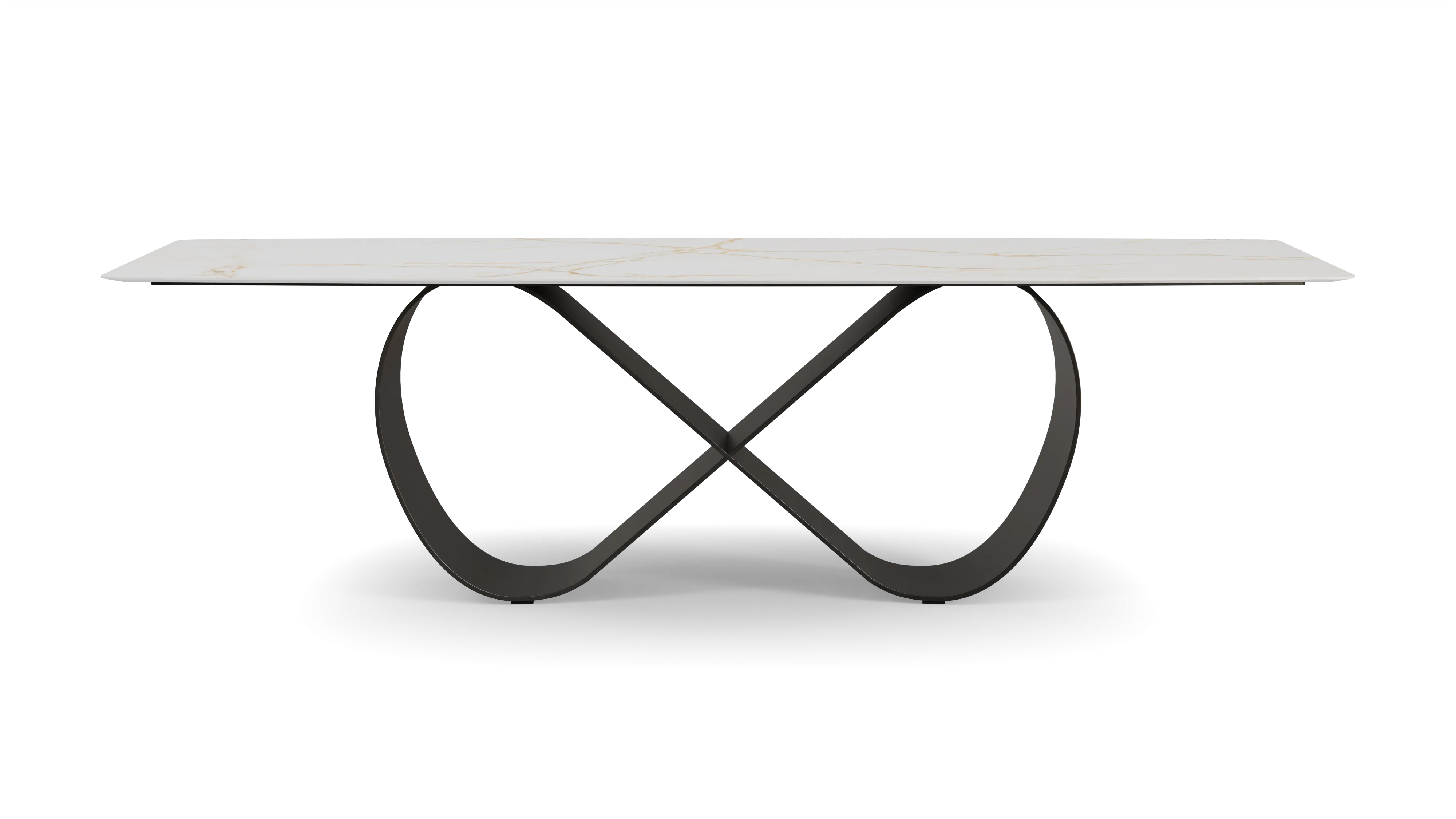 Astor Dining Table Golden Infinity Base