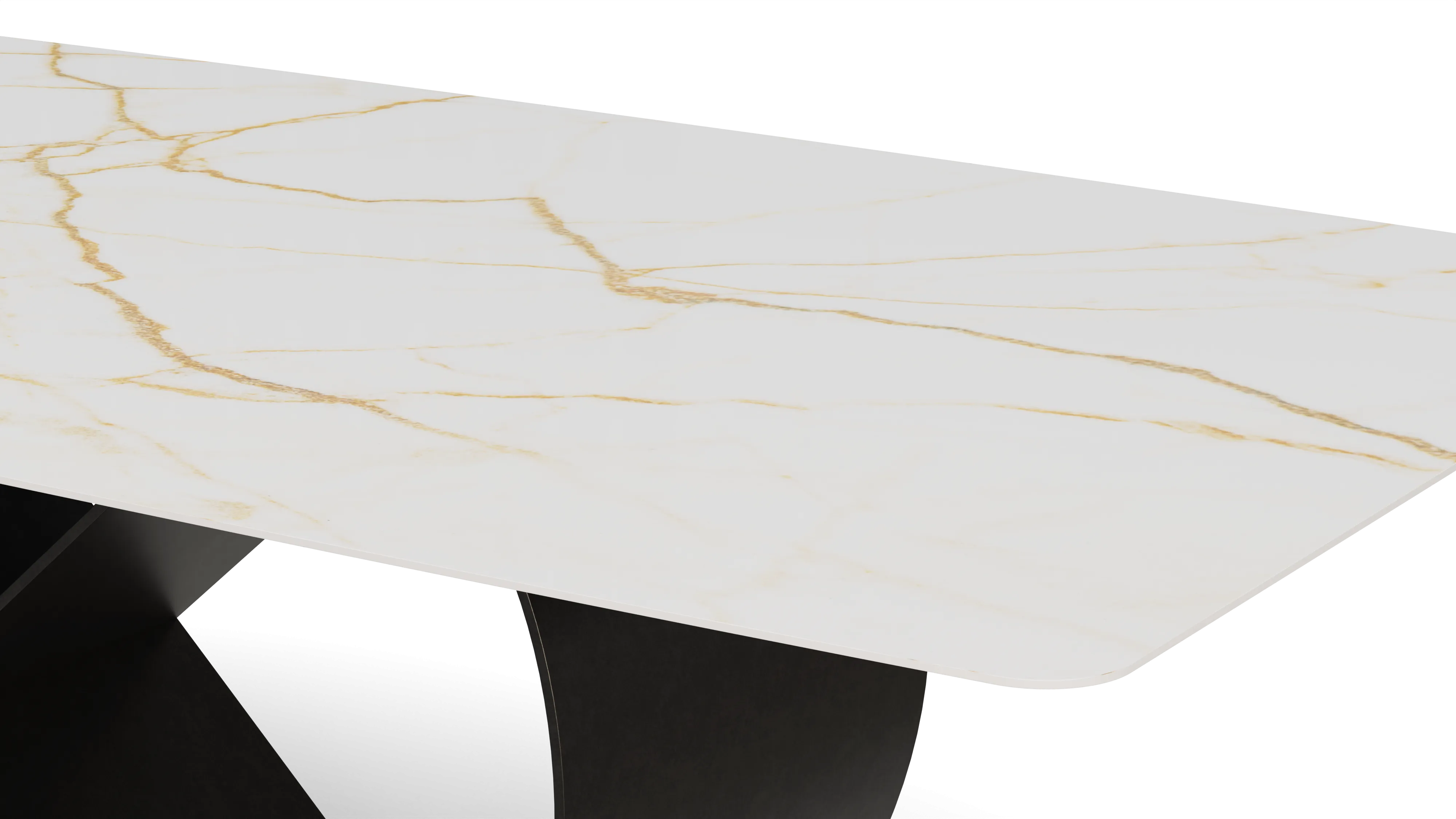 Astor Dining Table Golden Infinity Base