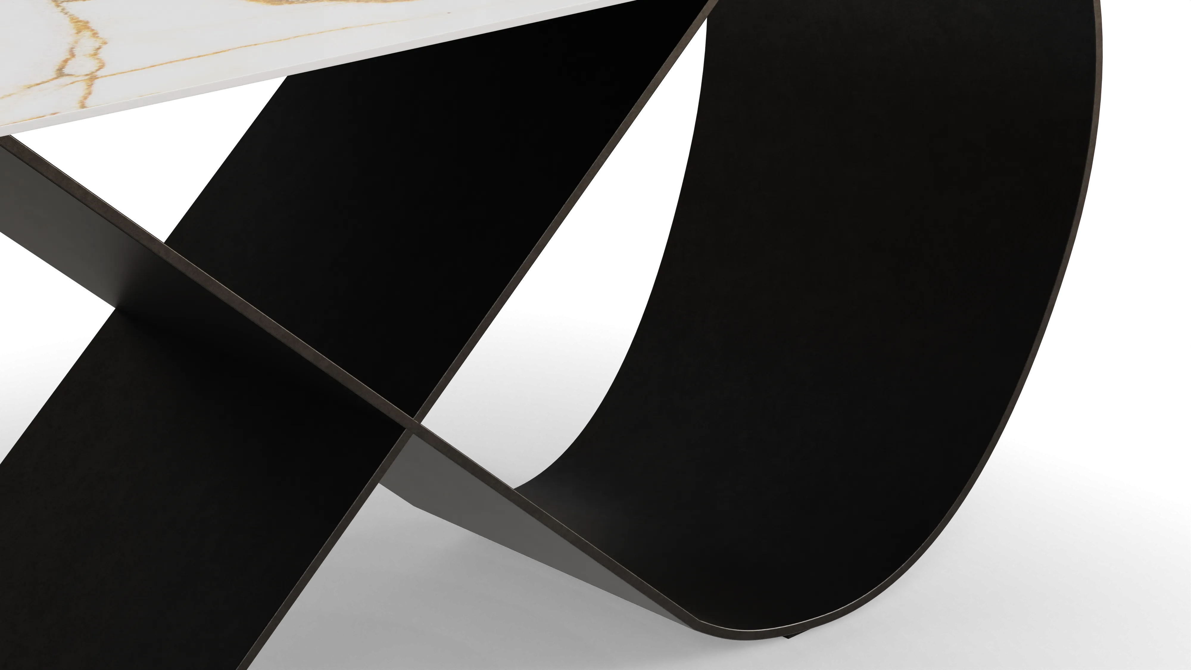 Astor Dining Table Golden Infinity Base
