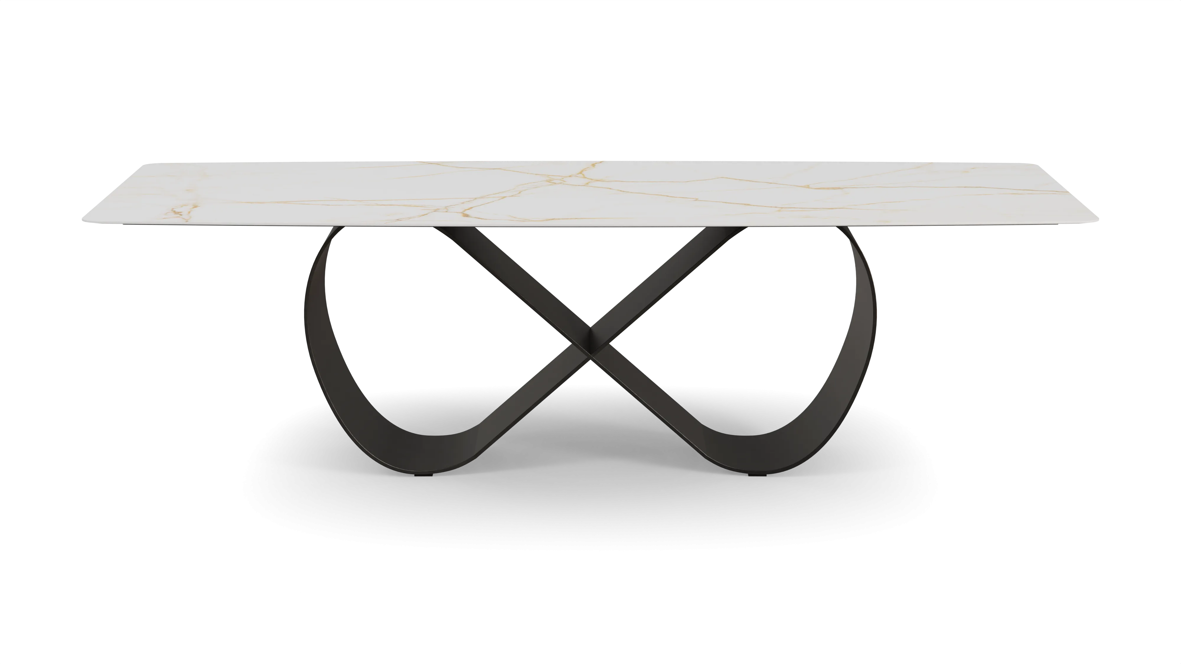 Astor Dining Table Golden Infinity Base