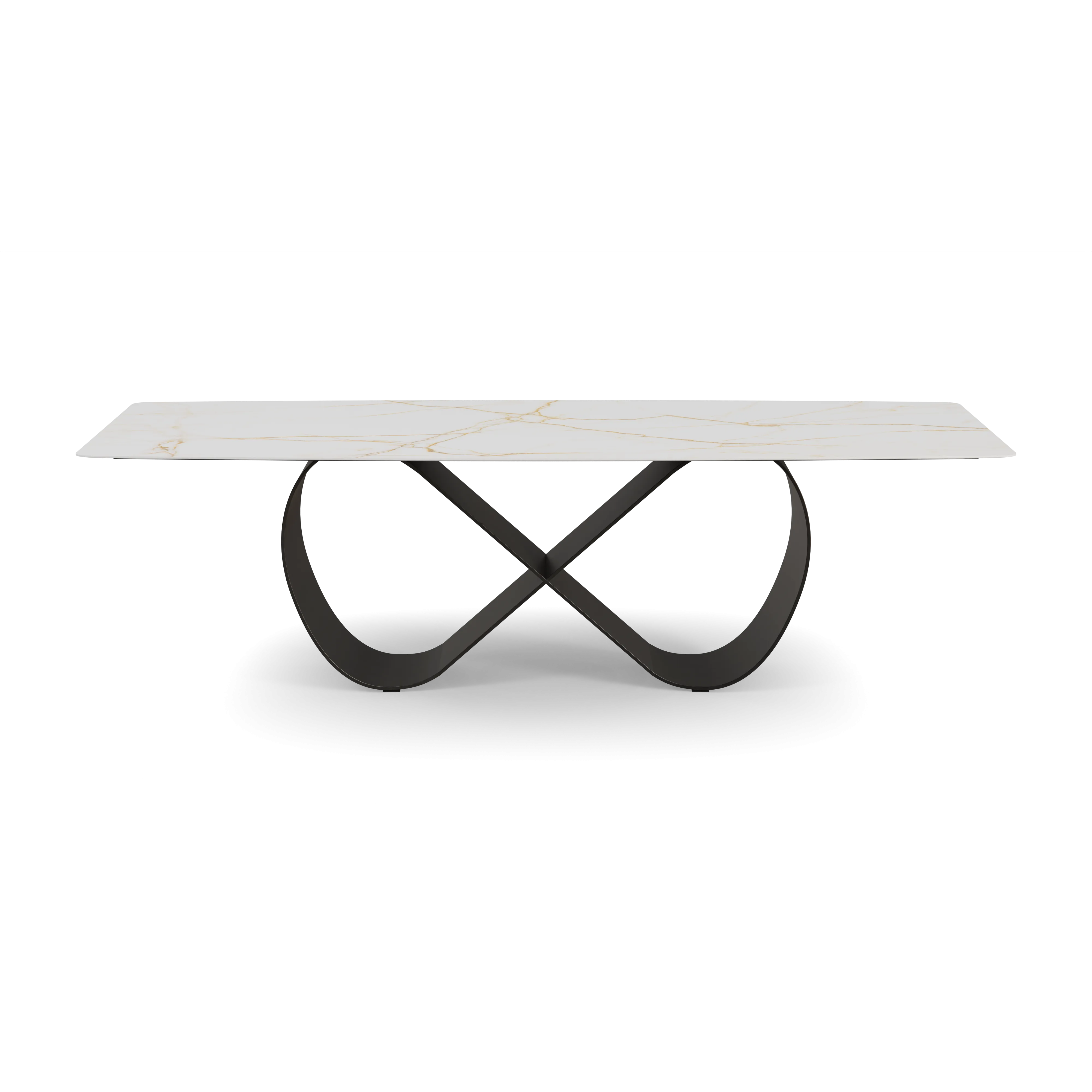 Astor Dining Table Golden Infinity Base