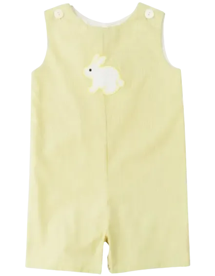 B374 - Striped Bunny Applique John Johns