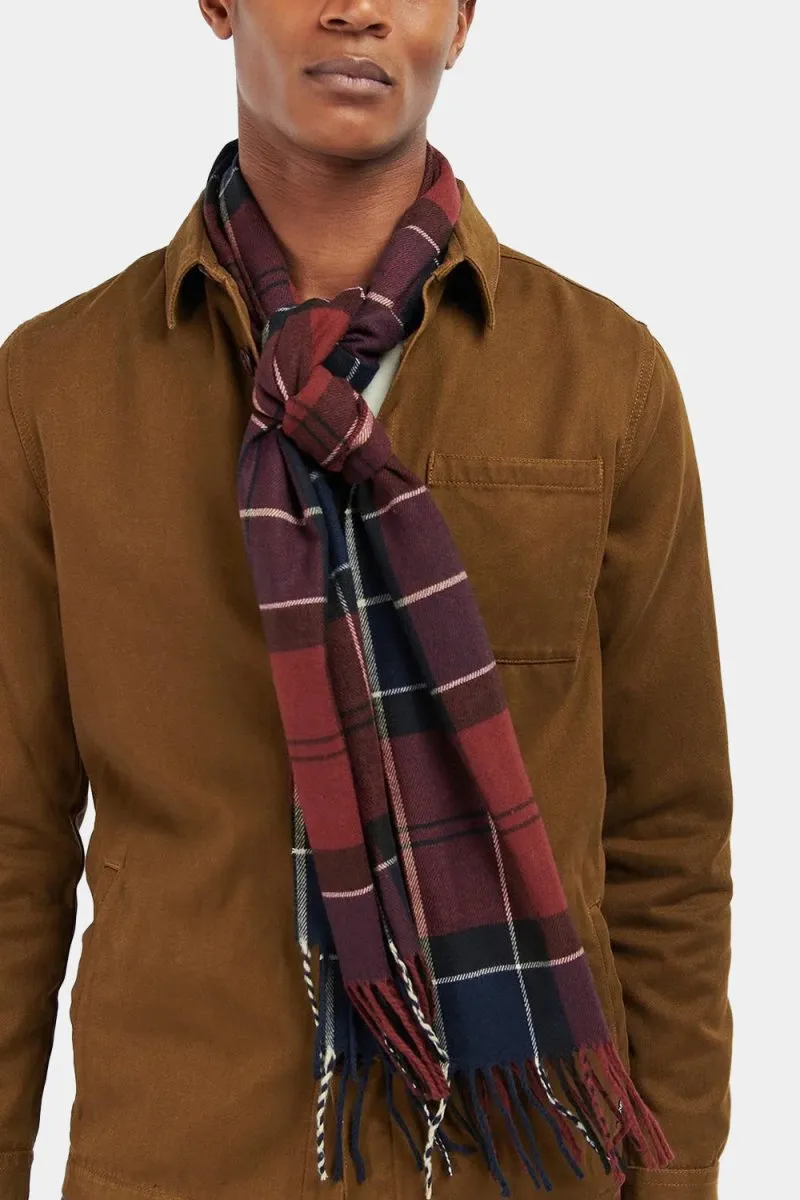Barbour Galingale Tartan Scarf (Red)