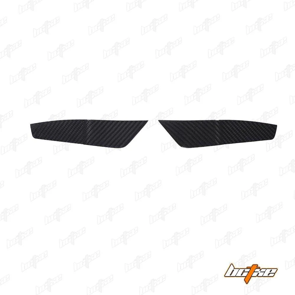 BCTXE Carbon Fiber Front Bumper Canards for Audi RS7 C8 2020-ON