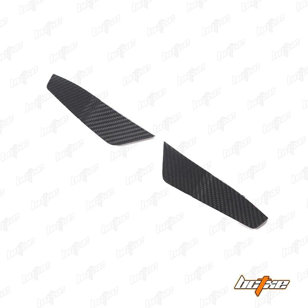 BCTXE Carbon Fiber Front Bumper Canards for Audi RS7 C8 2020-ON