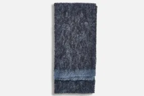 Black Clash Mohair Scarf