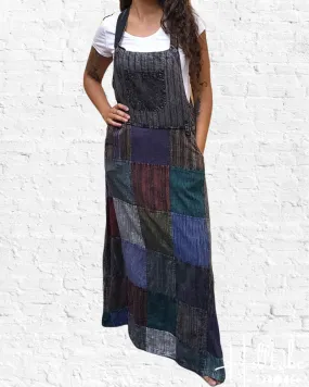 Black Rastra Overall Dress