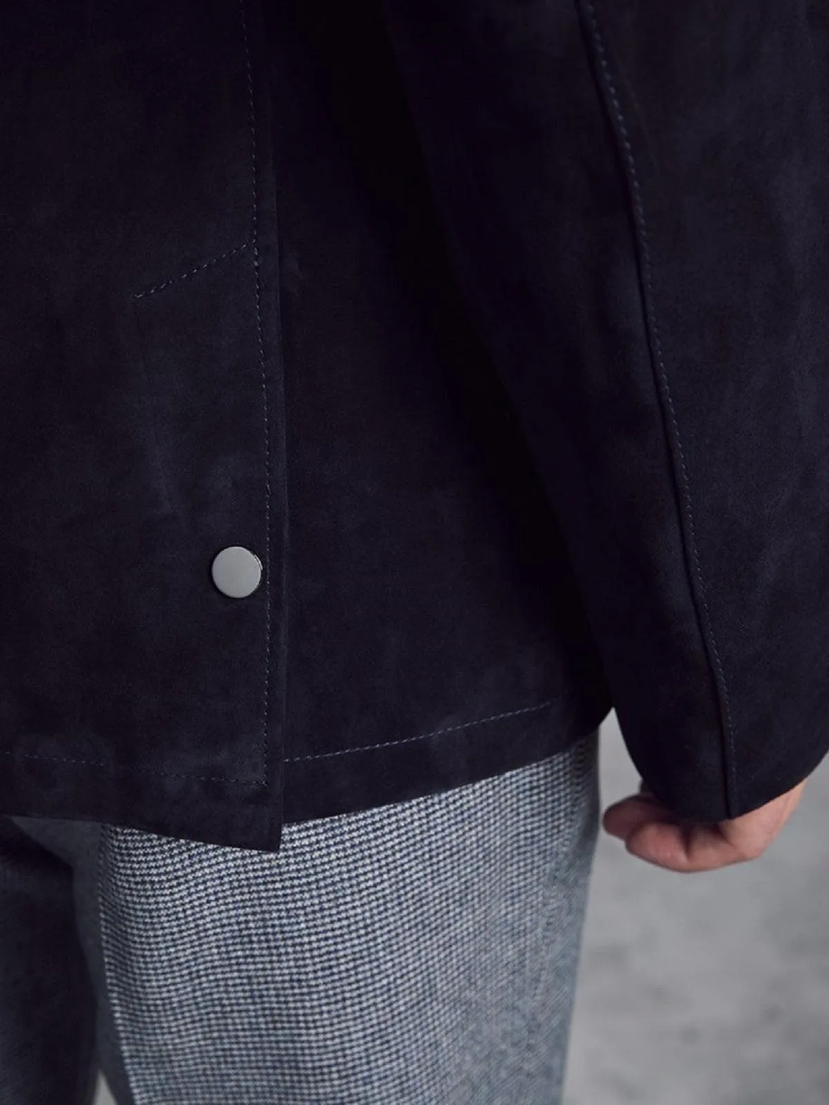 Black Suede Leather Jacket
