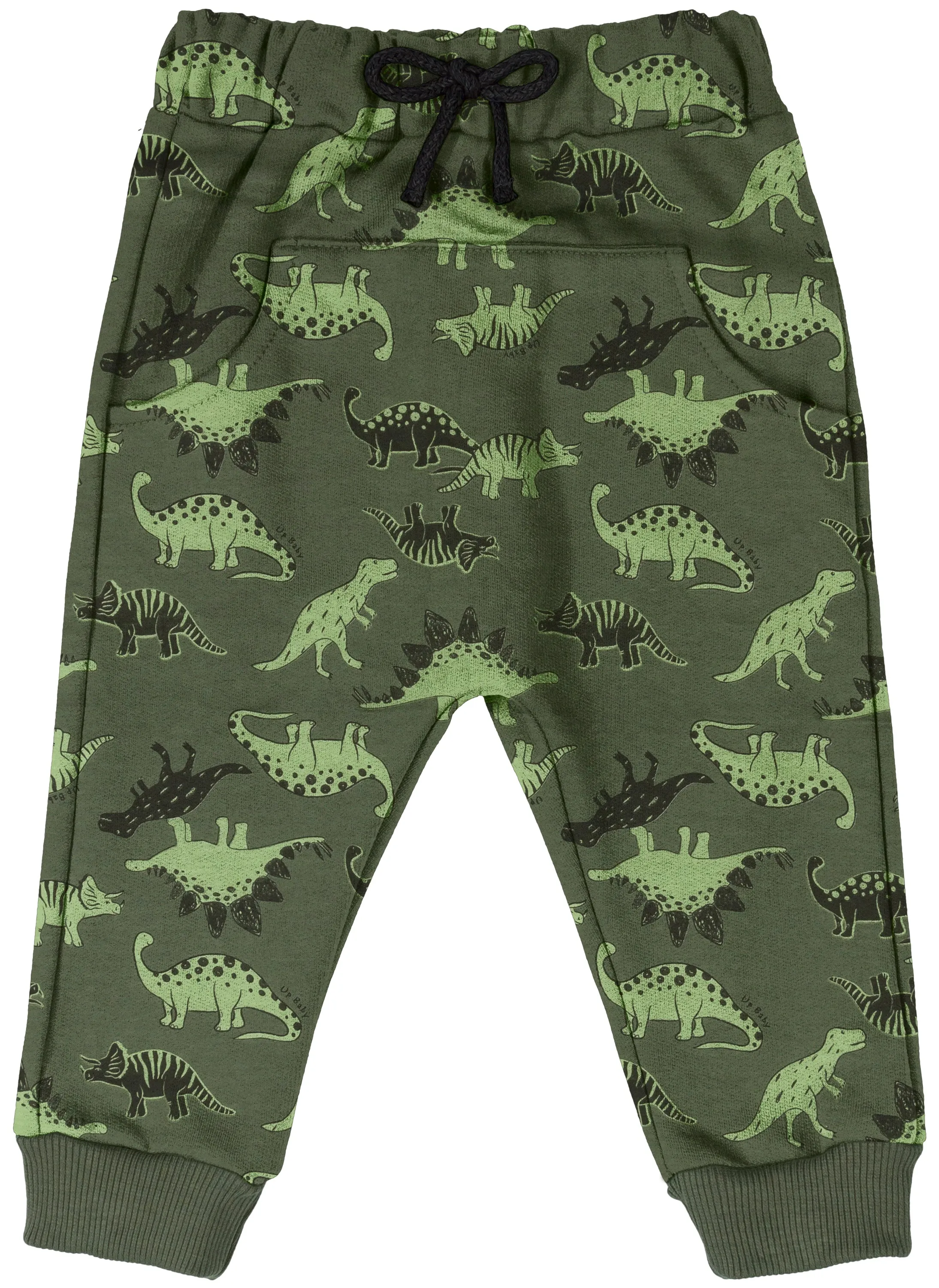 Black Sweatshirt & Dino Joggers