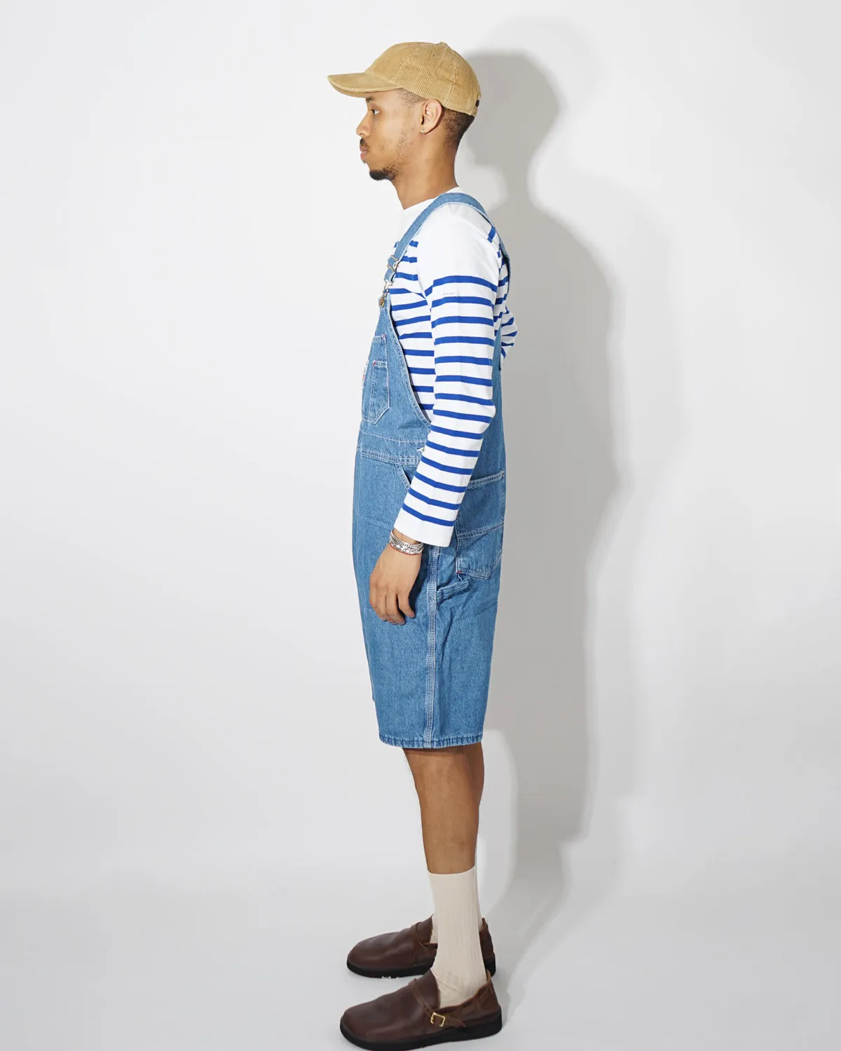 Bubba Brand Denim Shorts Overall