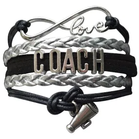 Cheer Coach Infinity Bracelet