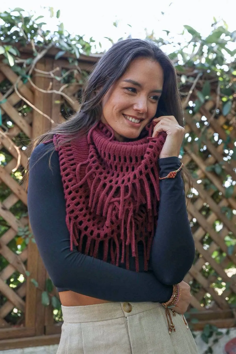 Chenille Tassel Infinity Scarf | CozyCouture®