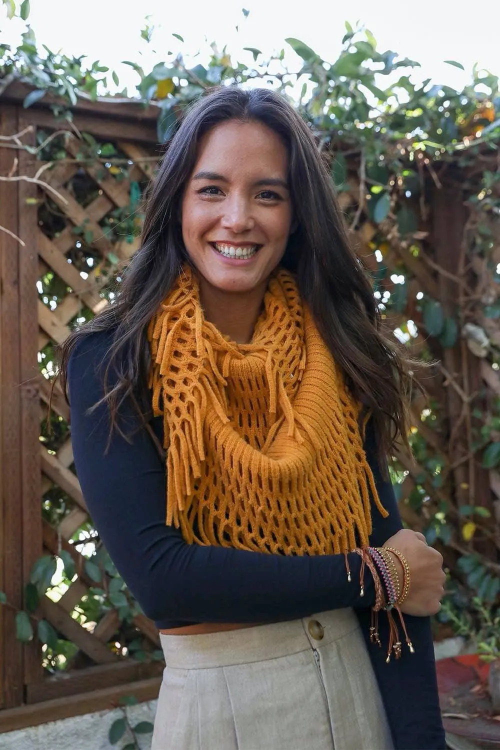Chenille Tassel Infinity Scarf | CozyCouture®