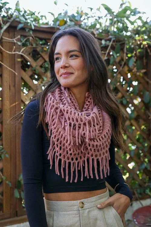Chenille Tassel Infinity Scarf | CozyCouture®