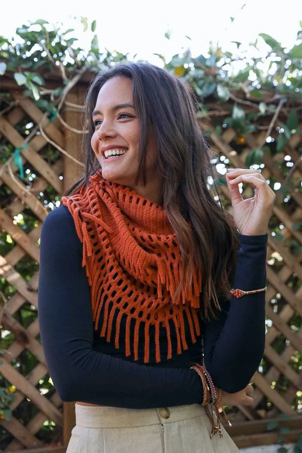 Chenille Tassel Infinity Scarf | CozyCouture®