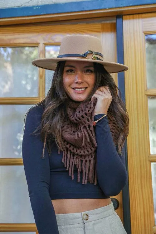 Chenille Tassel Infinity Scarf | CozyCouture®