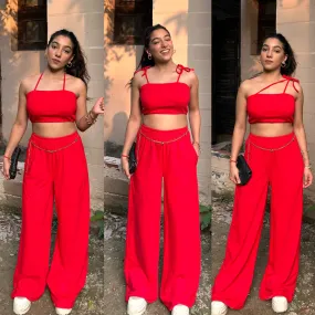 Cherry Red Multipurpose Top SET