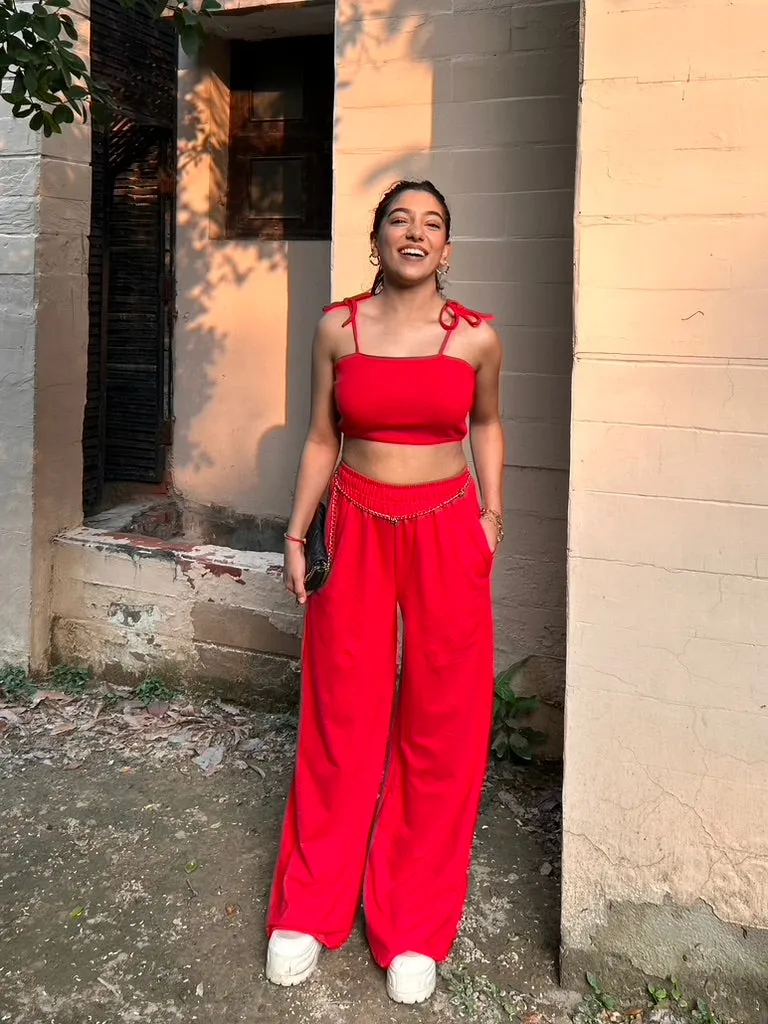 Cherry Red Multipurpose Top SET