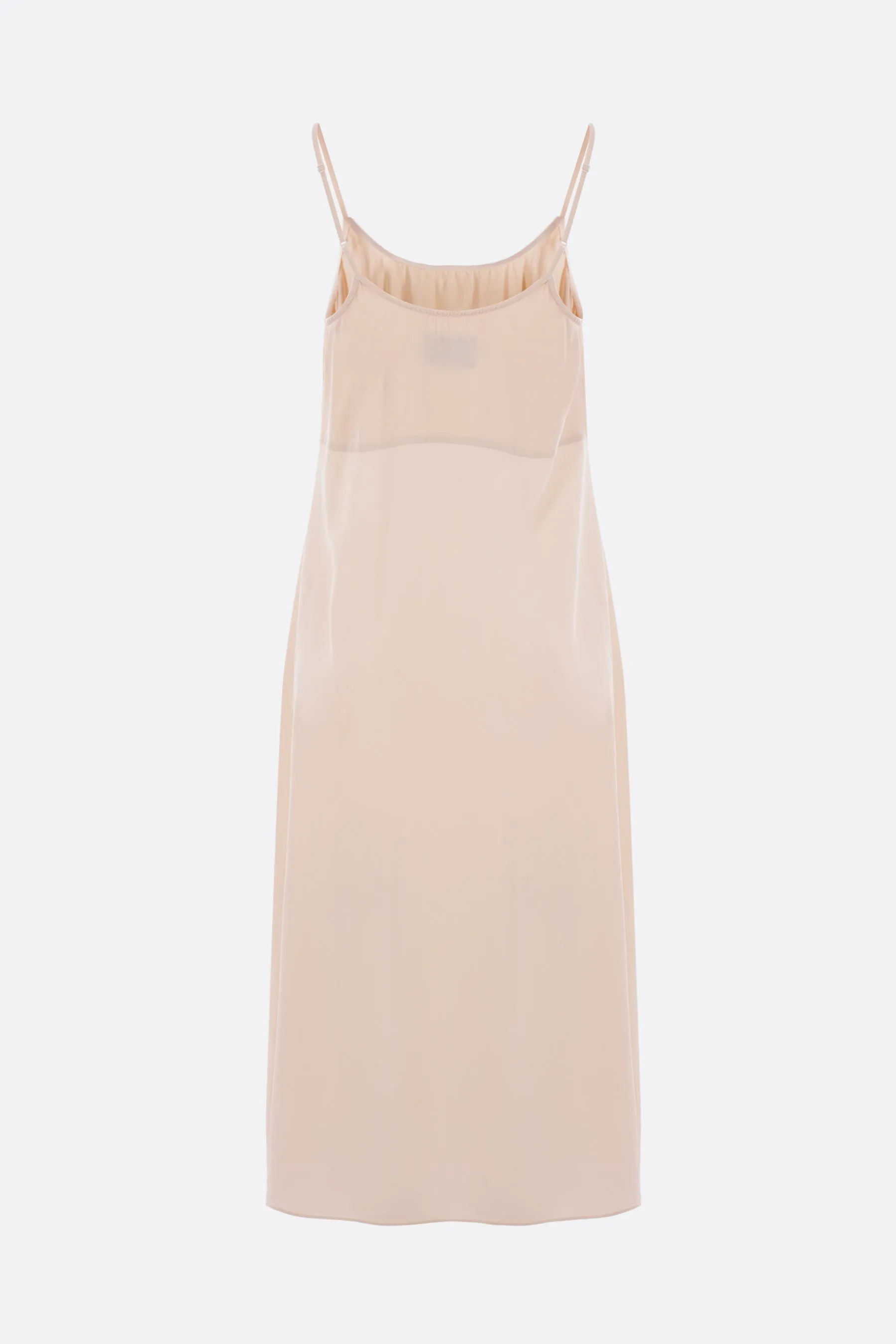 crepe de chine slip dress