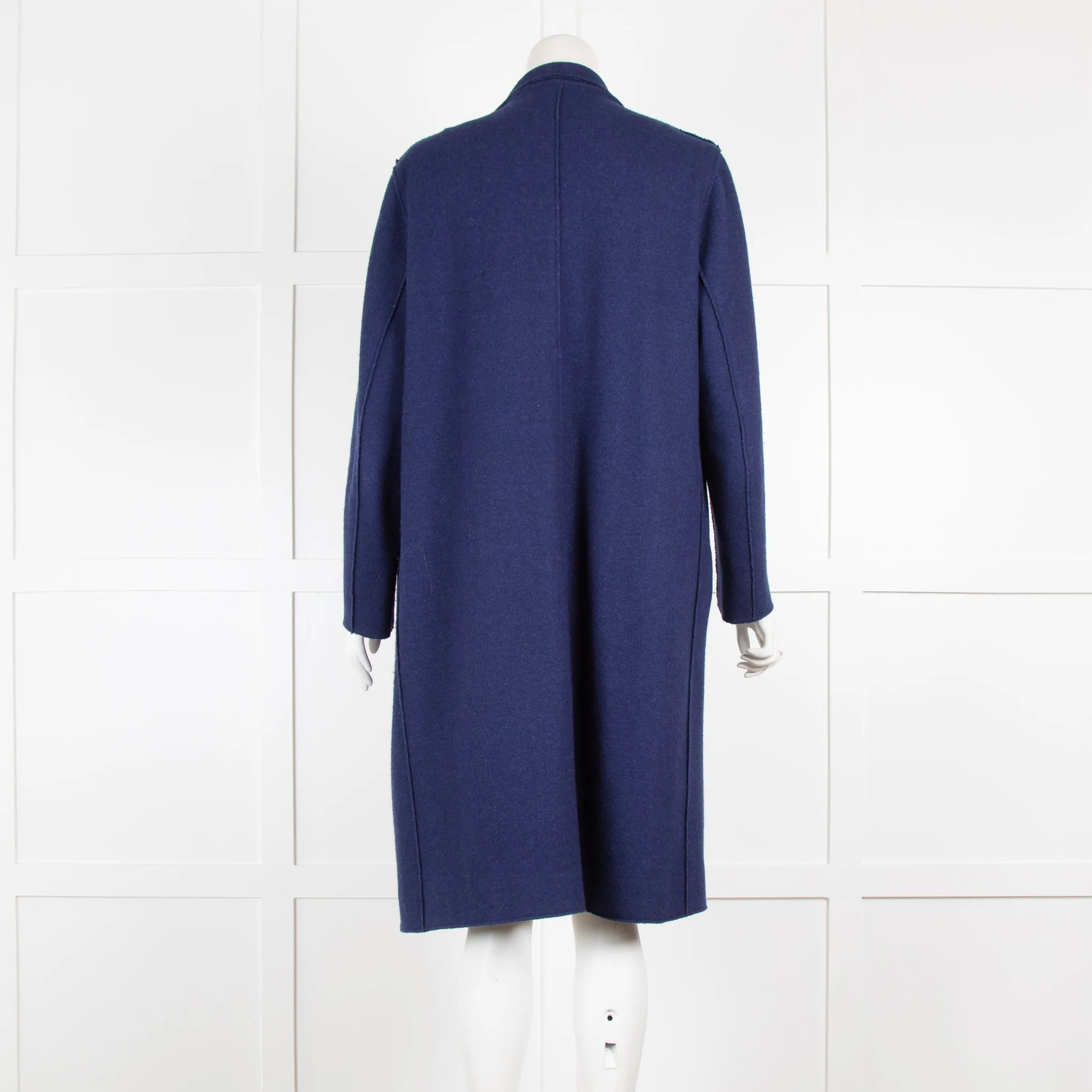 Donna Ida Blue Car Coat