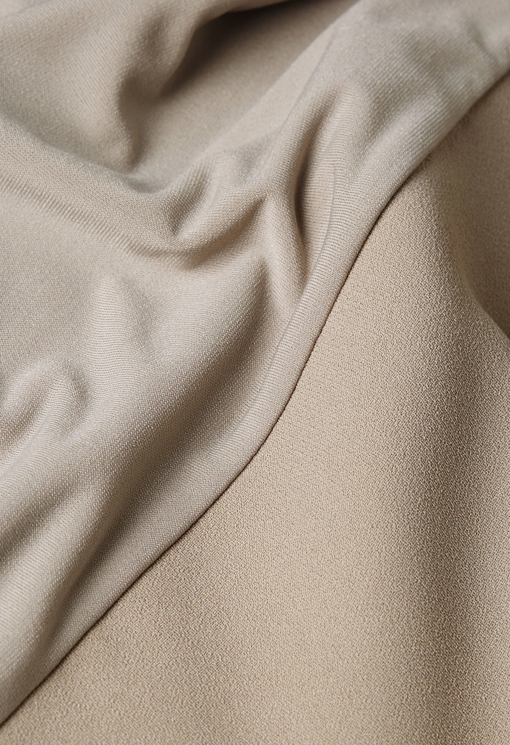 Dull Satin Edge Scarf | Cashmere