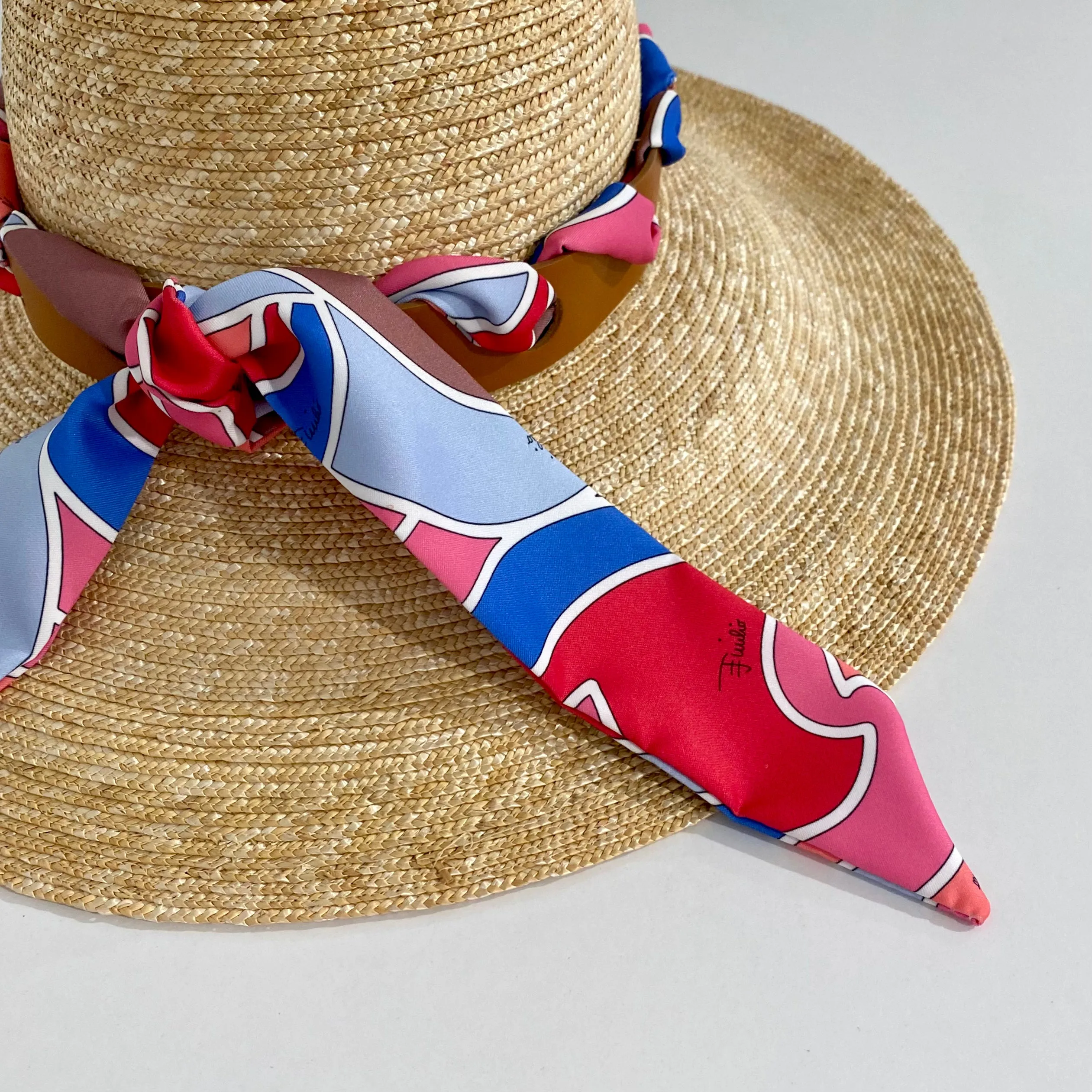 Emilio Pucci Straw Hat