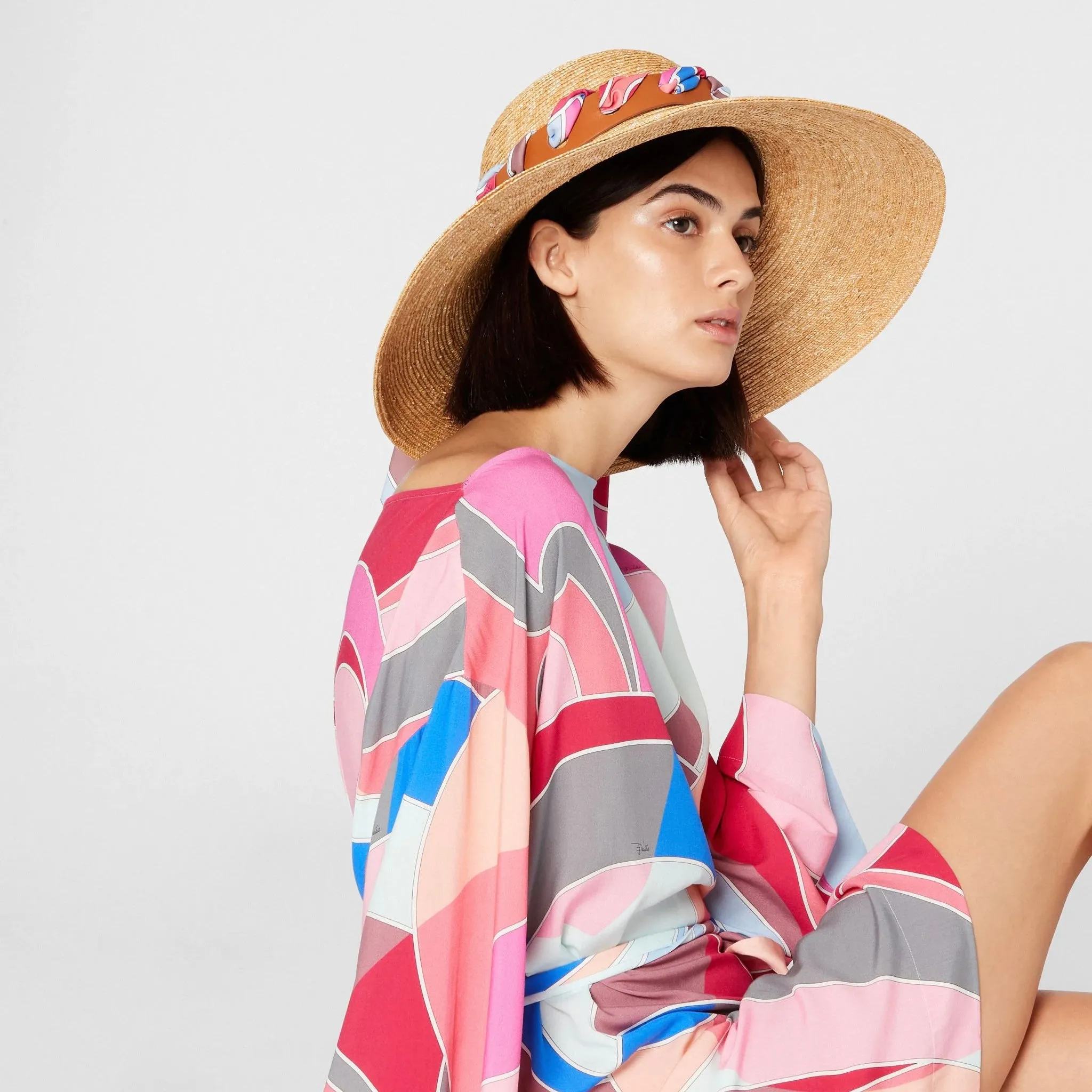 Emilio Pucci Straw Hat