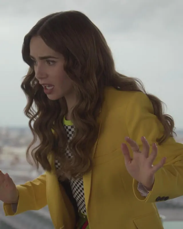 Emily In Paris Yellow Blazer