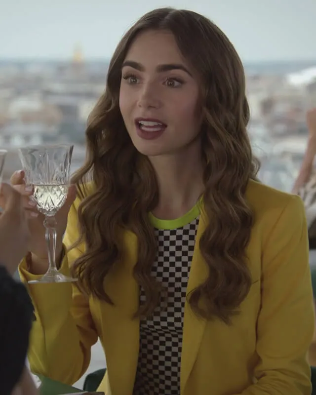 Emily In Paris Yellow Blazer