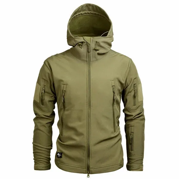 EMR Camouflage Soft Shell assault Suit, Outdoor Sports, Hunting, Waterproof, Fleece Inside