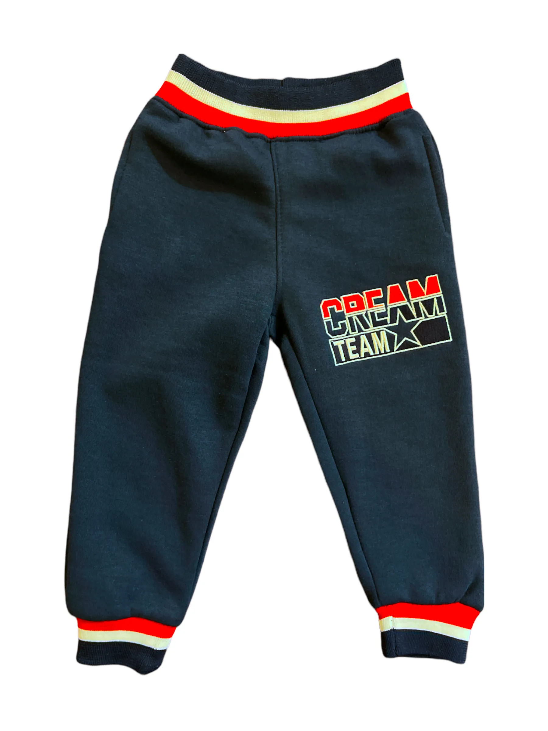 Evolution Kids 'Cream Team' Joggers (Navy) 10333/45315 LK/K