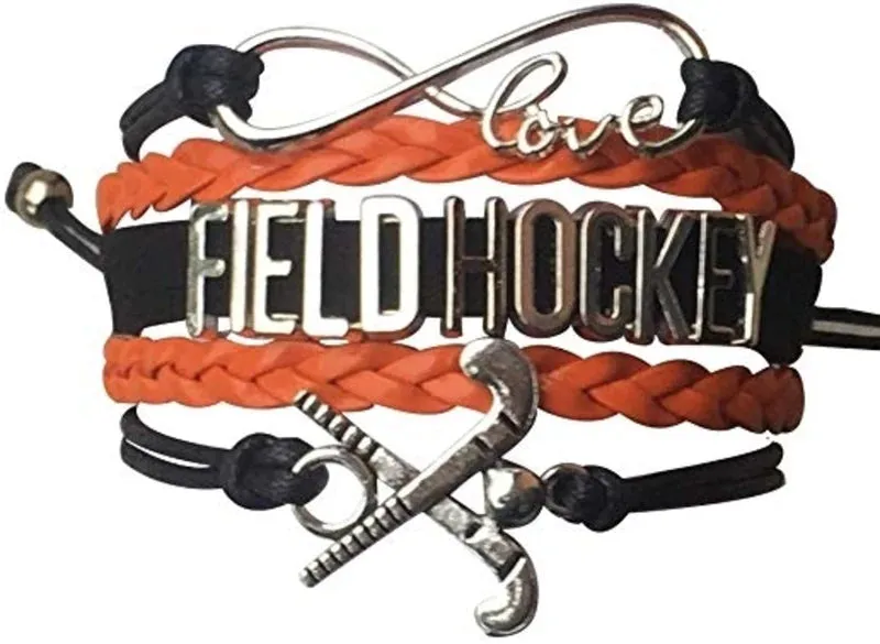 Field Hockey Infinity Bracelet-Pick Color