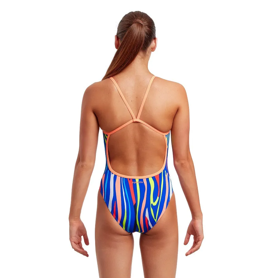 Funkita Girls Single Strap One Piece FS16G- Raw Hide