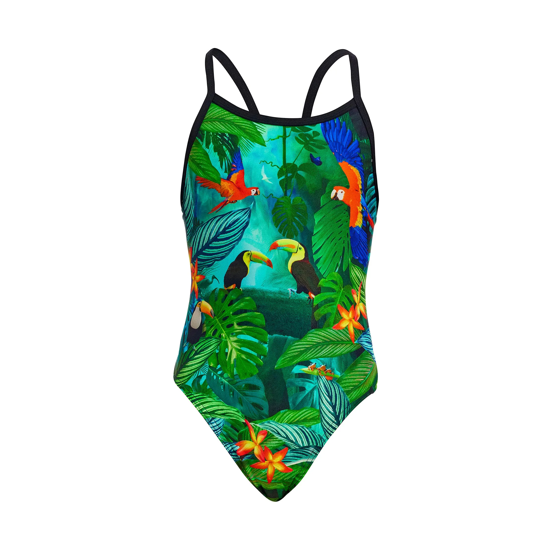 Funkita Lost Forest Girls Single Strap One Piece