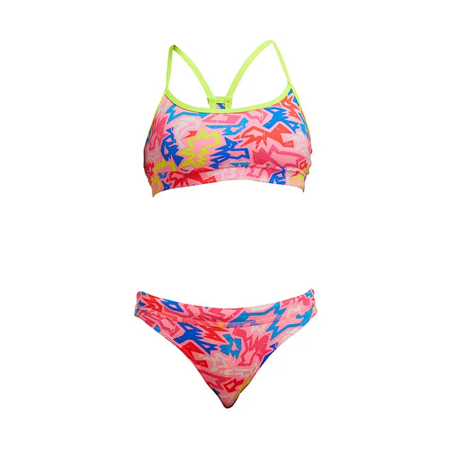 Funkita Rock Star Girls Swim Crop Top